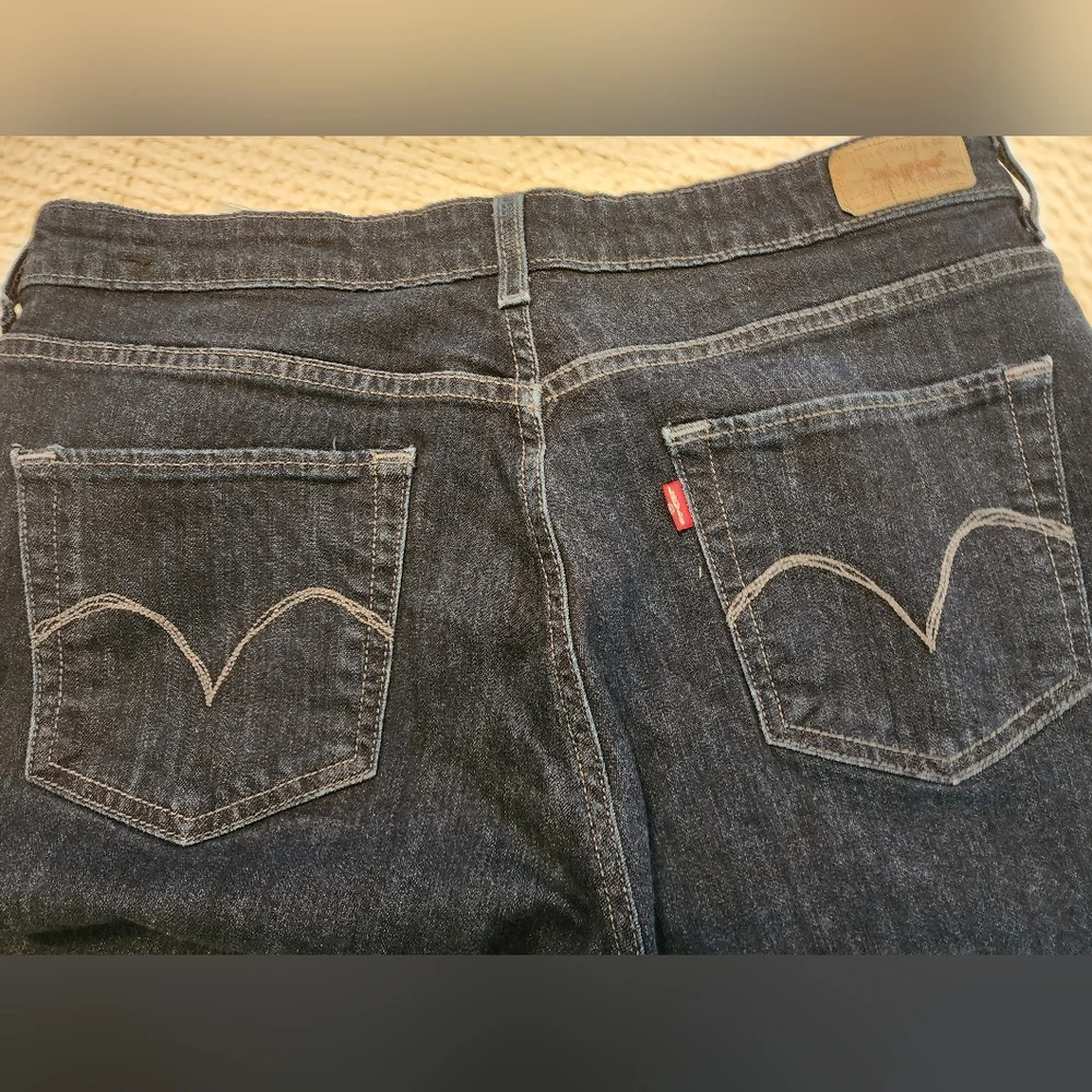 Levi's Women's Mid Rise Skinny Blue Jeans Red Tab Sz 16 Y2K Retro 90s Grunge